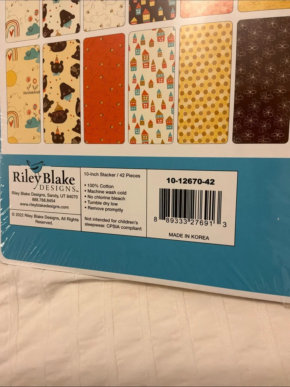 Riley Blake Designs, Bumble and Bear Fabric